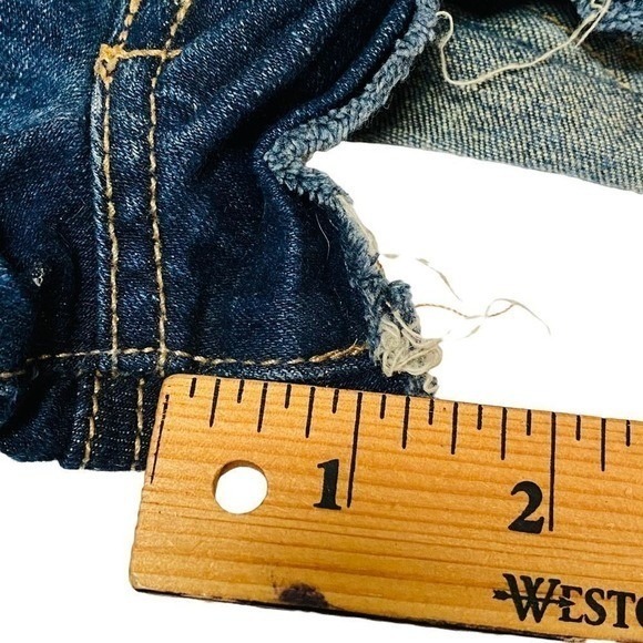 Hollister Skimpy Blue Jeans shorts Sz 5 - Picture 6 of 6